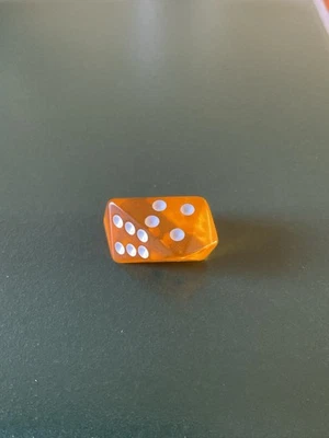 Dados, dados naranja de repuesto Monopoly 2000 edición Millennium Foto 1 de 4