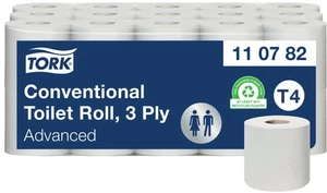 1 bis 10x TORK Toilettenpapier, 3-lagig, weiß, Großpackung - SPARE BIS ZU 23% - Bild 1 von 1