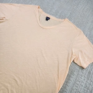 Patagonia Shirt Women XL Lightweight V Neck Hemp Cotton Blend Yellow Fall - Picture 1 of 9