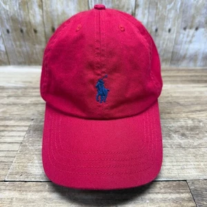 Sombrero Polo Ralph Lauren Rojo con Logo de Poni Azul Gorra Ajustable con Correa ~ Envío/S GRATIS🚚 - Imagen 1 de 11