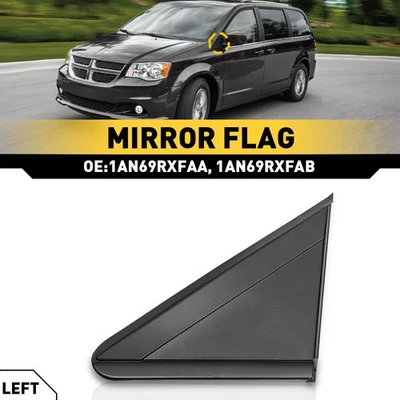 Aplique de espejo retrovisor con bandera izquierda para Dodge Grand Caravan Chrysler Town & Country 45524 Foto 1 de 4