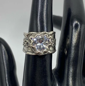 Shablool Didae Ring Sterlingsilber 925 & herzförmiger Goshenit Gr. 7 Isreal - Bild 1 von 12