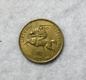 LITHUANIA 10 CENTU 1925 UNCIRCULATED COIN ( stock# 032) - Picture 1 of 2