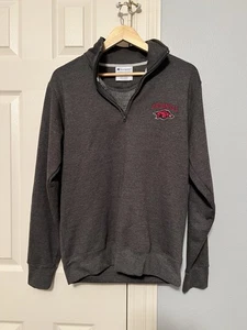 Arkansas Razorbacks Champion UARK Football Herren klein grau Viertel Reißverschluss Pullover - Bild 1 von 8