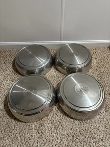 Set of 4 1972-2012 Ford F250 F350 Econoline E250 E350 Hubcaps 4" Deep 1990 1986  - Picture 1 of 10
