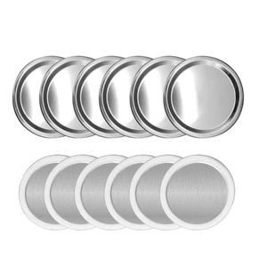 Wiederverwendbare Einmachdeckel 18/8 Premium Edelstahl Einmachglas Deckel 86 mm breit M... - Bild 1 von 6