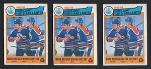 1983-84 O-Pee-Chee 1982-83 Highlight Wayne Gretzky/Mark Messier #23 Lot of 3 - Bild 1 von 7