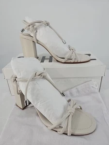 Schutz Women's Kate High Block Sandals $128 - US Size 7.5 - White Pearl - 1124 - Picture 1 of 10