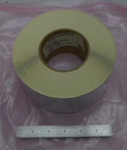 3000 HellermannTyton TAG72T1 Thermal Transfer Labels 2.75x1.25" Poly Silver #3 - Picture 1 of 3