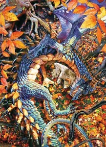 Cobble Hill Abby's Dragon puzzle 1000 pezzi - Foto 1 di 4