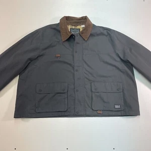 Levi's Angeljacke Herren Gr. 3XL Pirat Schwarz Relaxed Fit Kurz Chore Mantel - Bild 1 von 22