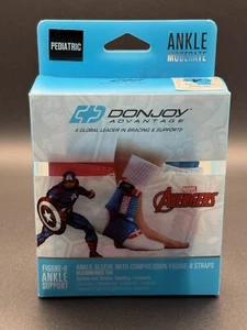 DonJoy Marvel moderate Figur 8 Kompression Knöchel Stützärmel pädiatrische Größe - Bild 1 von 4