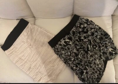 Pair of H&M mini skirts - size Uk 8 / EUR 32 / Small - Image 1 of 4
