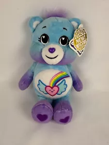 CARE BEARS - 9inch (22cm) BEAN PLUSH TOY - DREAM BRIGHT BEAR **NEW** - Picture 1 of 5
