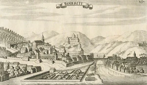 ROVERETO - Veduta generale - Incisione su rame del 1700 - Foto 1 di 2