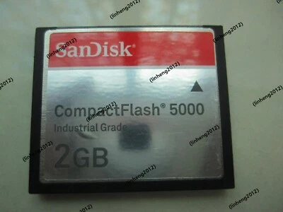 sandisk industrial grade 2GB compactflash CF5000 CF CARD - Image 1 of 2