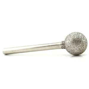 Round Ball 18mm Diamond Coated Spherical Head Mounted Point Grinding Bit - Picture 1 of 3