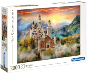 NEW Clementoni Jigsaw Puzzle 2000 Pieces 32559 Neuschwanstein HQC - Foto 1 di 2
