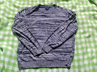 Suéter Firetrap Hombre, XL, Blanco y Negro, Envío Gratis Primera Clase Foto 1 de 4