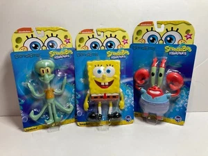 Nickelodeon SpongeBob Schwammkopf Tintenfisch Mr. Krabs biegbare Feigen - Bild 1 von 2
