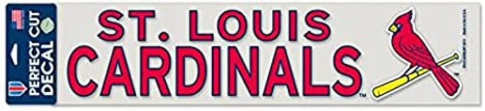 St. Louis Cardinals 4x17 Inch Perfect Cut Decal – Official MLB Vinyl Sticker - Image 1 of 1