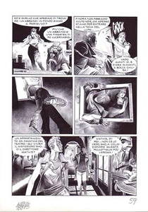 FORTUNATO - Tavola originale Dampyr n. 158 " Serata al Grand Guignol " - p. 59 - Picture 1 of 1