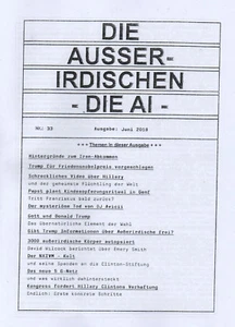 DIE AI - Die Außerirdischen HEFT 33 - Der NXIVM Kult - ( wie Jan van Helsing ) - Bild 1 von 1
