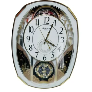 CITIZEN RHYTHM 4MN551RH03 Small World Wall Clock Japan Used - Picture 1 of 8