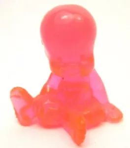 Figurine Les Babies N°43 Solange Petit Ange Rose Translucide Vintage Idéal 1991 - Imagen 1 de 2