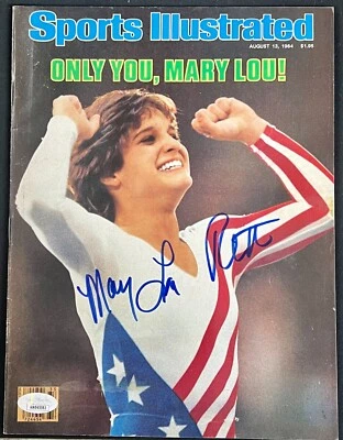 Mary Lou Retton Autographed Sports Illustrated Magazine JSA Witness - Image 1 of 2