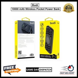 Budi 10000 mAh Wireless Pocket Power Bank