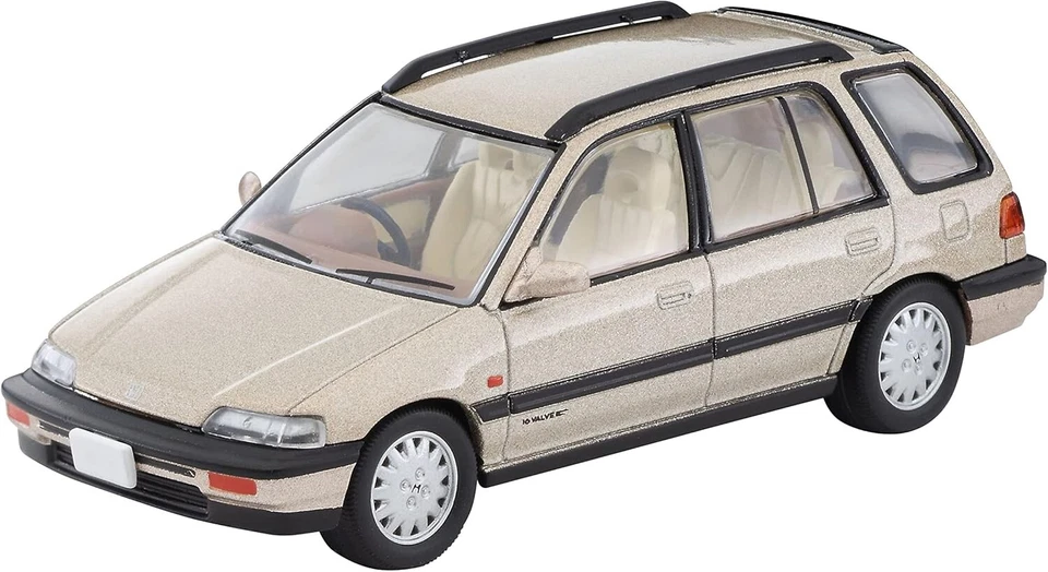 TOMY TEC Tomica Limited Vintage Neo LV-N297a 1/64 Honda Civic Shuttle 56i Beige