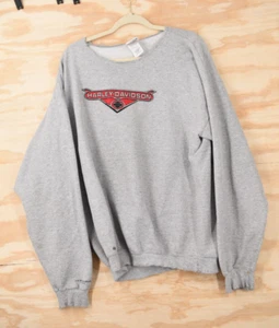 Vintage Harley-Davidson RK Stratman RARE 2006 Distressed Sweatshirt Mens Large - Picture 1 of 23