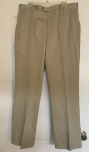 Preowned Mens Sz 36-30 100% Cotton Khaki Pants by Covington 36W 30Ins Good Cond. - Picture 1 of 8