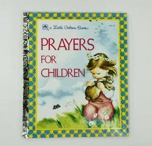 Vintage 1974 neues goldenes Buch Gebete für Kinder - Bild 1 von 12