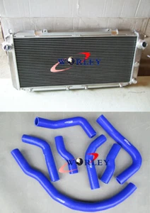 Aluminum Radiator &Hose For Toyota MR2 SW20 3SGTE MT 1990-1997 91 92 93 94 95 96 - Bild 1 von 9