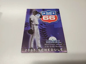 Calendario de bolsillo de béisbol menor RS20 Inland Empire 66ers 2003 - Coors Light - Imagen 1 de 2