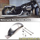 Motorcycle Rear Fender Plate Cover W/ Bracket For HONDA SHADOW 400 750 New 1Set
