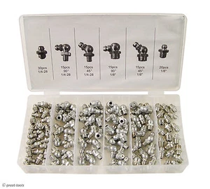 ZERK GREASE FITTINGS – SAE / STANDARD – automotive fitting set - Picture 1 of 1