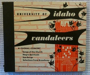 UNIVERSITY OF IDAHO VANDALEERS Orig Private 78 RPM Mono Gatefold Album Set EX - Picture 1 of 3