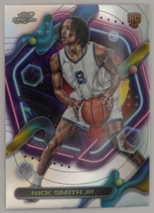 Nick Smith Jr. 2023-24 Topps Chrome Cosmic Silver Refractor RC Charlotte Hornets - Picture 1 of 2
