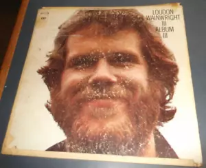 LOUDON WAINWRIGHT III VINYL LP RECORD ALBUM III COLUMBIA BL 31462 VG - Foto 1 di 6