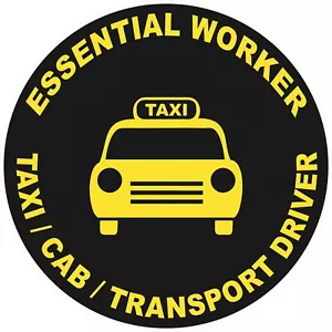Essential taxi / cab / transport driver Decal - Foto 1 di 1