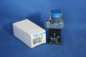 Telemecanique compatible XB2-BW3565 + 2 ZB2-BE101/2C, Azul, Momentáneo, LED 24 V - Imagen 1 de 3