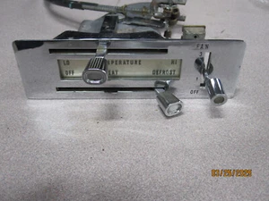 1962 Mercury Monterey Temp Heater Control Switch Panel W/O AC - Picture 1 of 9