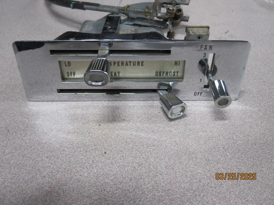 1962 Mercury Monterey Temp Heater Control Switch Panel W/O AC - Image 1 of 4