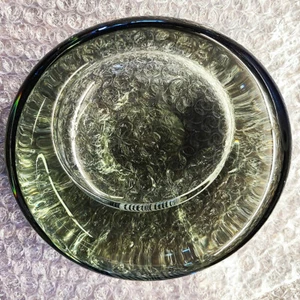 Holmegaard Art Glass SMOKE Trinket Tray Medium #100523 made in Denmark 1960 - Picture 1 of 10