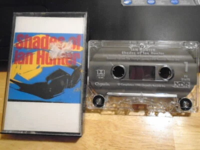 RARE OOP Ian Hunter CASSETTE TAPE Shades Of 1988 rock Mott the Hoople clash ! - Image 1 of 2