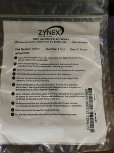 Zynex Medical Tens Unit Electrodes 2" Round Pads 4 Per pack. 10 packs-Sealed. - Picture 1 of 2