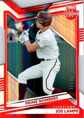 2022 Elite Extra Edition #92 Red Prime Numbers Joe Lampe /85 Guardians - Image 1 of 2